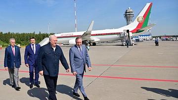 Президент Беларуси Александр Лукашенко прибыл с рабочим визитом в Российскую Федерацию