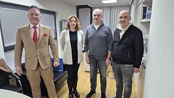 В рамках рабочего визита в Грузию делегация Телеканала "Беларусь 24" встретилась с представителями грузинской компании ORBI GROUP 