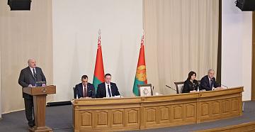 The President held a meeting on measures to ensure the sustainable development of the Vitebsk Oblast