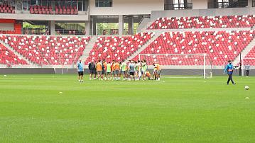 The Belarusian national football team will play a friendly match against the Syrian team
