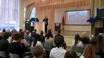 An open dialogue with the Deputy Minister of Information took place on the basis of the Minsk State College of Polygraphy