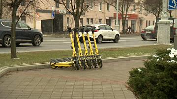 New speed limits for rental electric scooters were introduced in Minsk