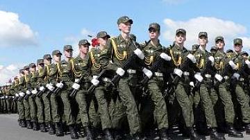 Graduation at Interior Forces Department of Belarus Military Academy