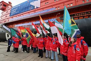 A Belarusian schoolboy has gone on an international expedition.