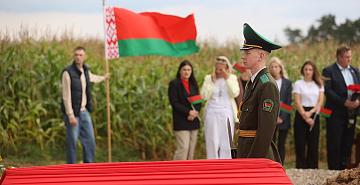 Remains of 25 soldiers and officers of the Russian army were reburied in Grodno Oblast