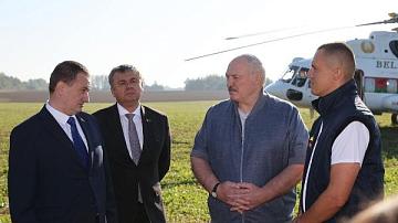 А. Lukashenko visited a farm in Molodechno district