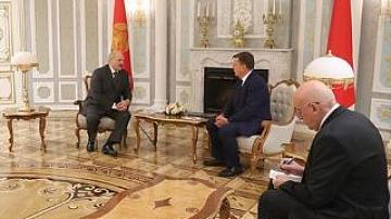 Belarus President met with Latvia Prime Minister Maris Kucinskis