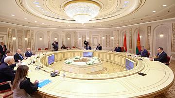 Президент Беларуси встретился с губернатором Рязанской области России