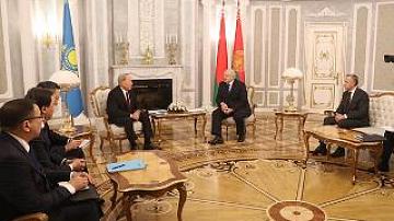 A.Lukashenko and N.Nazarbayev sign Cooperation Roadmap