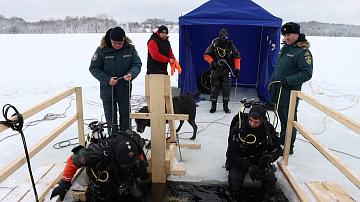 Водолазы-спасатели из Беларуси, Казахстана и России прошли обучение в Глубокском районе