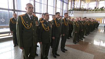В Военной академии Беларуси состоялся очередной выпуск офицеров факультета Генштаба Вооружённых Сил