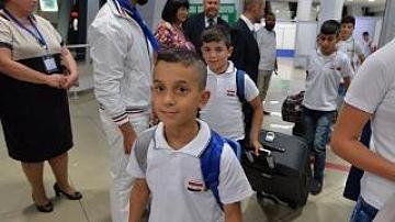Syrian children arrive in Belarus for recuperation