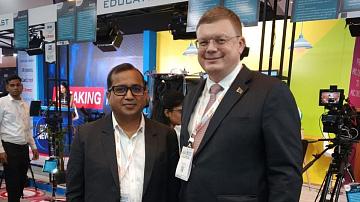О телеканале «Беларусь 24» — на выставке «BROADCAST INDIA 2025»