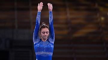 Belarusian athlete takes top spot in trampoline gymnastics