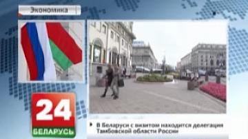 Delegation from Russia&#39;s Tambov region visiting Belarus