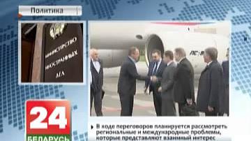 Кіраўнік МЗС Расіі наведвае з афіцыйным візітам Беларусь