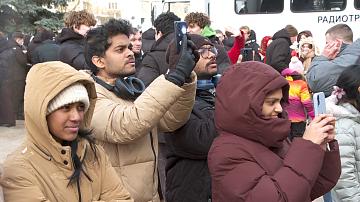 International students at Vitebsk State Medical University were introduced to Maslenitsa celebration traditions