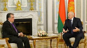 Переговоры с Президентом Таджикистана Э.Рахмоном