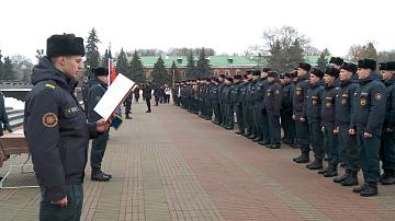 57 новобранцев МЧС принесли присягу в Брестской крепости 