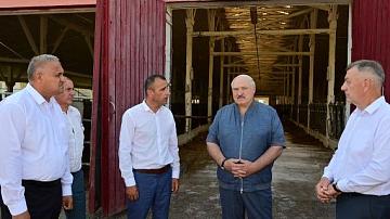 Президент проинспектировал ход уборочной