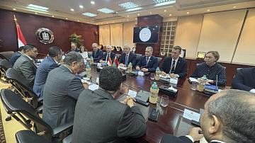 The delegation of the House of Representatives of the National Assembly of Belarus visits Egypt on an official visit