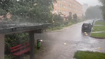 Heavy rains and thunderstorms hit Belarus