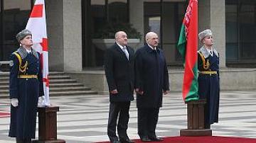 President of Georgia on official visit to Belarus