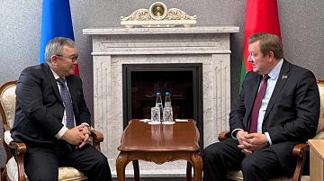 Interparliamentary dialogue, intensification of economic ties: Aleynik met with the Ambassador of Mongolia