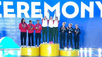 The Belarusian national modern pentathlon team has won three medals at the World Championships