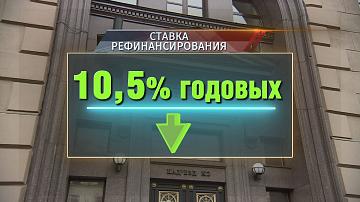 В Беларуси снижается ставка рефинансирования до 10,5% годовых