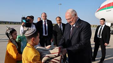 The President of Belarus is paying a working visit to Turkmenistan