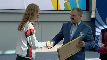 The National olympic committee of Belarus honored the medalists and champions of the VIII International Summer Sports Games "Children of Asia"