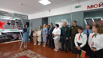 Музейная экспозиция «Память огненных лет» открылась в Гомельской области