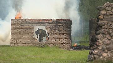 Военнослужащие соревнуются за право ношения нагрудного знака «Доблесть и мастерство»