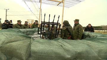 State Secretary of the Security Council of Belarus Aleksandr Volfovich visited the territorial defense facilities in Postavy District