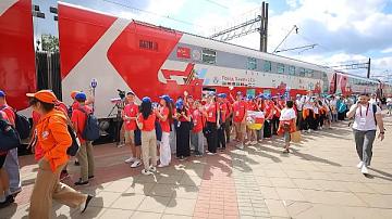 «Поезд Памяти» продолжает путешествие по историческим местам