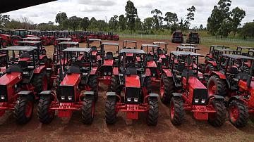 A ceremony of handing over Belarusian agricultural machinery to Zimbabwean agrarians took place today