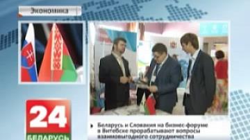 Belarus and Slovakia work on issues of mutually beneficial cooperation at business forum in Vitebsk