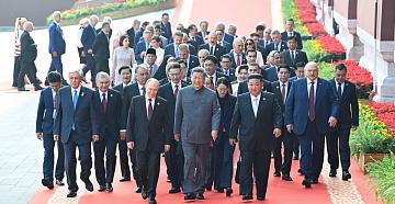 Aleksandr Lukashenko attended the military parade in Beijing