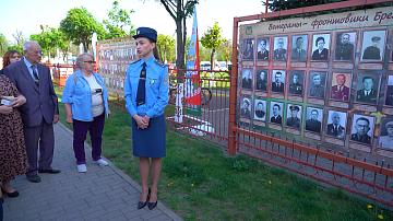 Брестские таможенники открыли Аллею памяти ветеранов-фронтовиков 