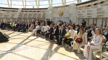 Лауреатов специальных фондов Президента чествовали в музее ВОВ