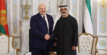 Lukashenko met with Crown Prince of Abu Dhabi