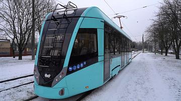 Low-floor trams are being tested in Minsk