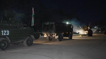 Военные отрабатывают навыки по защите воздушного пространства 