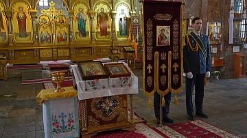 The banner with the face of the Apostle and Evangelist Matthew was solemnly handed over to Brest customs