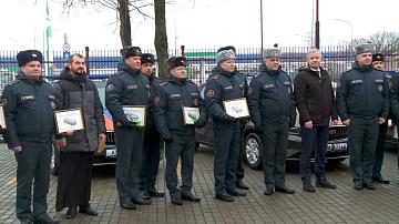 Brest rescuers received a gift for their professional holiday