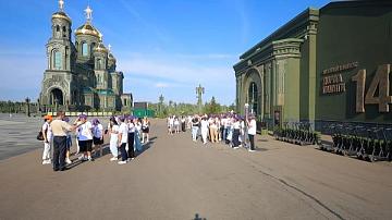 Участников «Поезда Памяти» встречали в подмосковной Кубинке