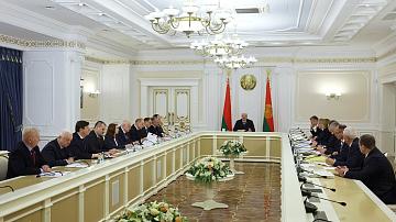 На встрече у Президента проанализировали работу НАН Беларуси