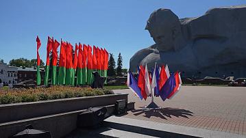 V. Andreichev, a 95-year-old participant of the Great Patriotic War, arrived in Brest from Krasnodar to participate in commemorative events