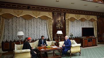 Александр Лукашенко встретился с префектом Дикастерии по делам Восточных церквей в Ватикане кардиналом Клаудио Гуджеротти 